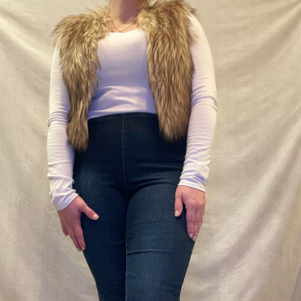 Cropped Fur Vest